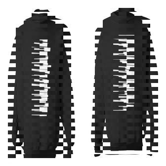 Wobbly ピアノキーボード – ピアニスト&ミュージシャンのグラフィック スウェットシャツ - Kawaiitshirt