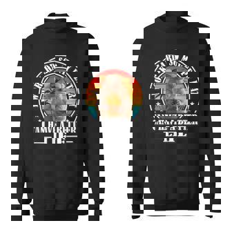 Work Hard Better Life Retrointage Pet Rat Lover スウェットシャツ - Kawaiitshirt