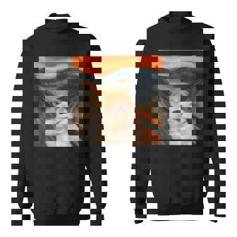 cared Hamster Memecream グラフィックtシャツ レディース メンズ スウェットシャツ - Kawaiitshirt