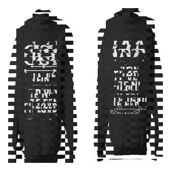 Gaga The One The Only The Legend Father's Day For Gaga Sweatshirt - Monsterry