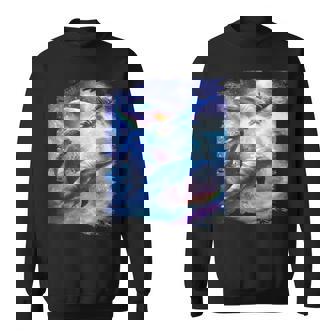 Galaxy Dolphin 宇宙のイルカ スウェットシャツ - Kawaiitshirt
