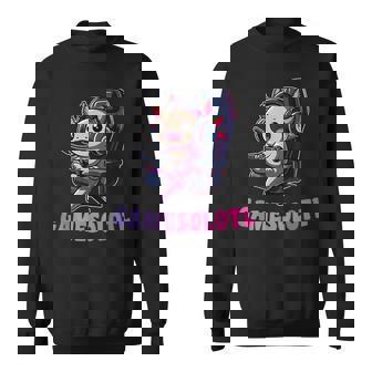 Gamesolotl Axolotl Word Game For Gamer Sweatshirt - Seseable