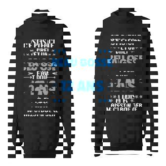 Garçon Enfant 12 Ans Beau Gosse Anniversaire Humour 12 Ans Sweater e - Cadeauxyz