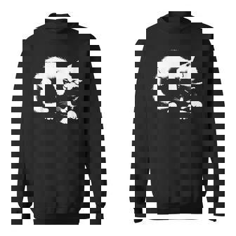 Gatito Blanco Y Negro Durmiendo Gato Lindointage Amante Del Gatito Camisa de entrenamiento - Regaloses