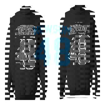 Gavin Newsom 2028 For President Election Campaign Newsom 48 Sweatshirt | Mazezy