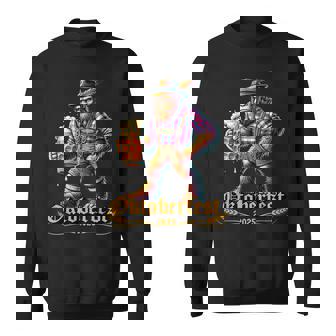 German Bigfoot Sasquatch Lederhose Oktoberfest 2025 Sweatshirt | Mazezy