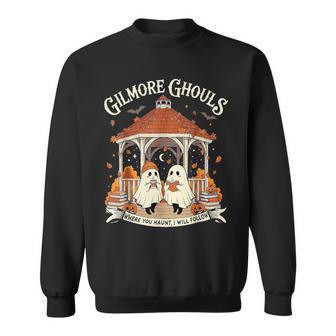 Gilmore Ghouls Where You Haunt I Will Follow Halloween Ghost Sweatshirt - Thegiftio UK