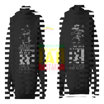 Give Thanks & Praises Jah Rastafari レゲエ ラスタ ウェア スウェットシャツ - Kawaiitshirt