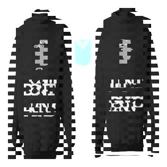 Golang Gopher プログラミング ユーモア Don't Panic Coding Developer スウェットシャツ - Kawaiitshirt