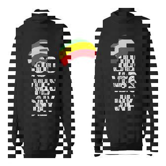 Goodibes Only レゲエ 帽子 レゲエ ラスタファリ ジャマイカ スウェットシャツ - Kawaiitshirt