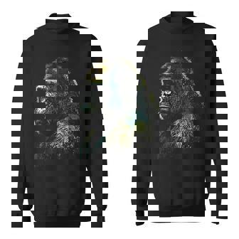 Gorilla モンキーアート 動物 スウェットシャツ - Kawaiitshirt