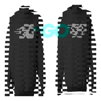 Goロゴ付きのgoプログラミング言語golang開発者 スウェットシャツ - Kawaiitshirt