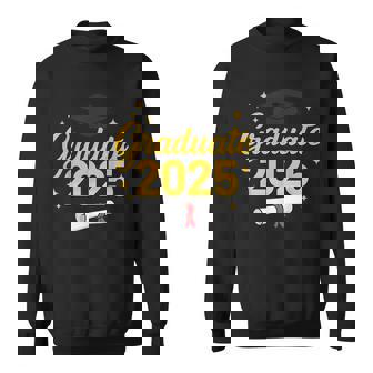 Graduate 2025 For Class Of 2025 Graduation Matching Group Sweatshirt - Thegiftio UK