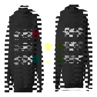 Gráfico De Especies Adorables De Ajolotes Del Mundo Camisa de entrenamiento - Regaloses