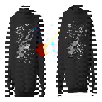 Grand Motif De Mandoline Avec Des Papillons Sweater e - Cadeauxyz