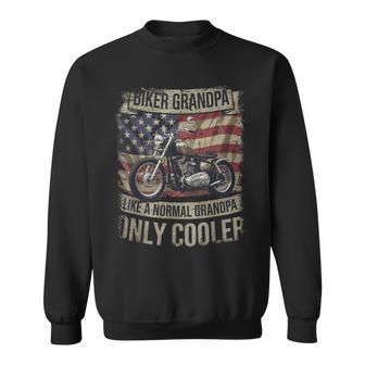 Grandpa Biker Motorcycle Rider s Sweatshirt - Thegiftio UK