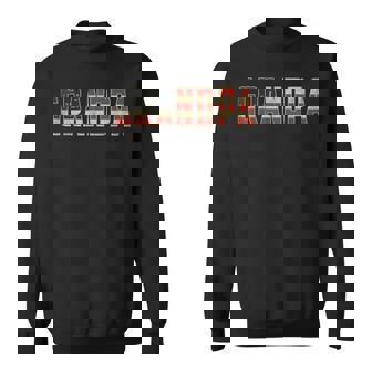 Grandpa Bold Patriotic American Flag Father’S Day Grandpa Sweatshirt - Monsterry