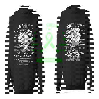 Green Ribbon Mental Health Awareness Month Support Sweatshirt - Thegiftio