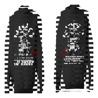 Grumpa Like A Regular Grandpa Only Grumpier Monkey On Back Sweatshirt - Thegiftio