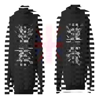 Grunge ユニオンジャック グラフィティ パンクスタイル スウェットシャツ - Kawaiitshirt