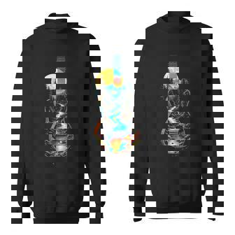 Guitar Lake Reflections Forest Pine Tree Moon Camp Guitarist Sweatshirt - Thegiftio