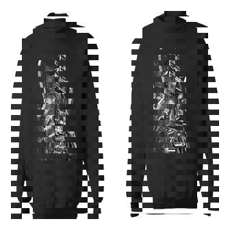 Guitarra Eléctrica Blanco Y Negro Diseño Arte Rock Blues Metal Camisa de entrenamiento - Regaloses