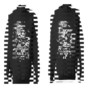 Halloween Skin Care Esthetician Skeleton Skin Esthetician Sweatshirt - Thegiftio