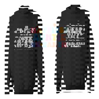 Happiest Auntie On Earth Mother's Day Matching Family Trip Sweatshirt | Mazezy