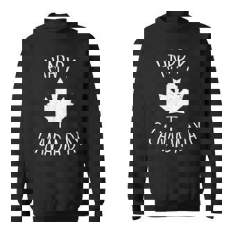 Happy Canada Day クールデザイン カナダメープルレディース メンズ キッズ スウェットシャツ - Kawaiitshirt