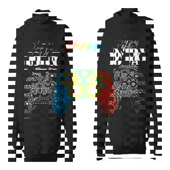 Happy Dot Day Gamer Controller Polka Dot Creative School Sweatshirt | Mazezy