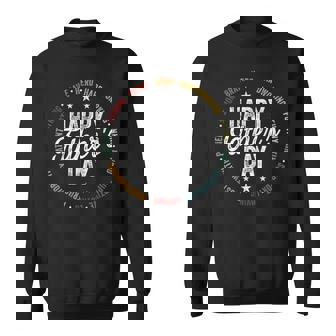 Happy Father's Day For Dad Grandpa Strong Brave Hero Sweatshirt | Mazezy