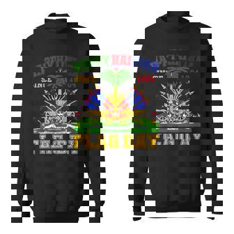Happy Haitian Flag Day Haiti Flag Pride 1804 Family Sweatshirt - Monsterry