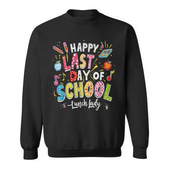 Happy Last Day Of School Lunch Lady Summer Sweatshirt - Thegiftio UK