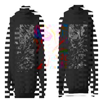 Harajukutreetwear Cyberpunk Aesthetic Techwear Manga Anime Sweatshirt - Seseable