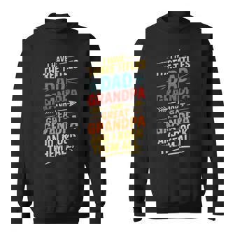 I Have Three Titles Dad And Grandpa 父の日 ビンテージtシャツ スウェットシャツ - Kawaiitshirt