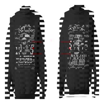 Hecho En 1975 50 Años Cumpleaños Moto Biker Hombre Motero Camisa de entrenamiento - Regaloses