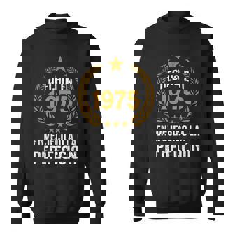 Hecho En 1975 Envejecido A La Perfección Cumpleaños Camisa de entrenamiento - Regaloses