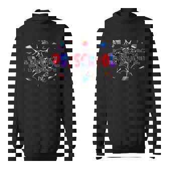 Hello Preschool Squad Spider Back To School Preschool Sweatshirt - Monsterry