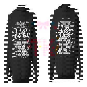 Hello Tk Transitional Kindergarten For Early Childhood Sweatshirt - Monsterry