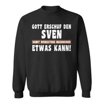 Herrenven Gott Erschuf Den Witziges Namen Sweatshirt - Geschenkecke