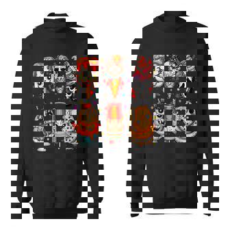 Horror Movie Summer Popsicle Halloween Ice Cream Summerween Sweatshirt - Thegiftio UK
