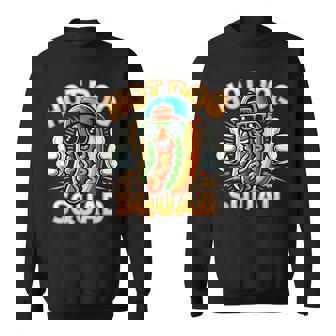 Hot Dog Squad Hot Dog Stand Team Hotdog Crew Sweatshirt - Monsterry