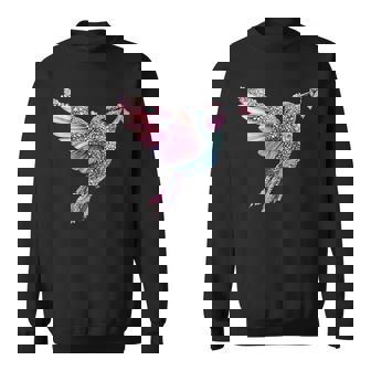 Hummingbird Pink Ribbon Breast Cancer Awareness Sweatshirt | Seseable UK