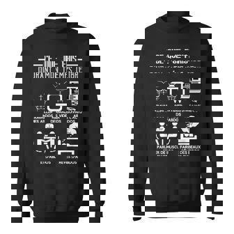 Humour Abdos Musculation Temps Libre Travailler 6-Packs Sweater e - Cadeauxyz