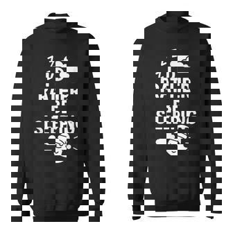 I'd Rather Beleeping leep Quote スウェットシャツ - Kawaiitshirt