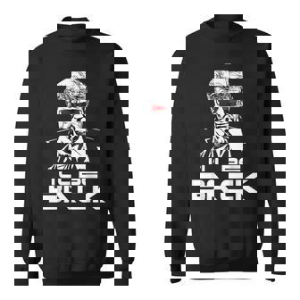 I'll Be Back 2024 ドナルド・トランプ 大統領用 おもしろサングラス スウェットシャツ - Kawaiitshirt