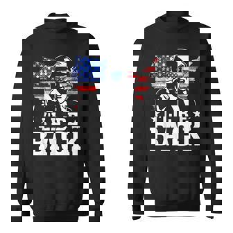 I'll Be Back Trump 2024 アメリカ大統領選挙トランプ スウェットシャツ - Kawaiitshirt