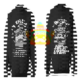 I'm Into Fitness Fit'ness Taco In My Mouth ジム おもしろタコス スウェットシャツ - Kawaiitshirt