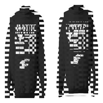 I'm With The Yeti お揃いのyetiコスチュームシャツ スウェットシャツ - Kawaiitshirt