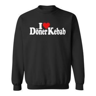 Ich Liebe Heart Döner Kebab Sweatshirt - Geschenkecke
